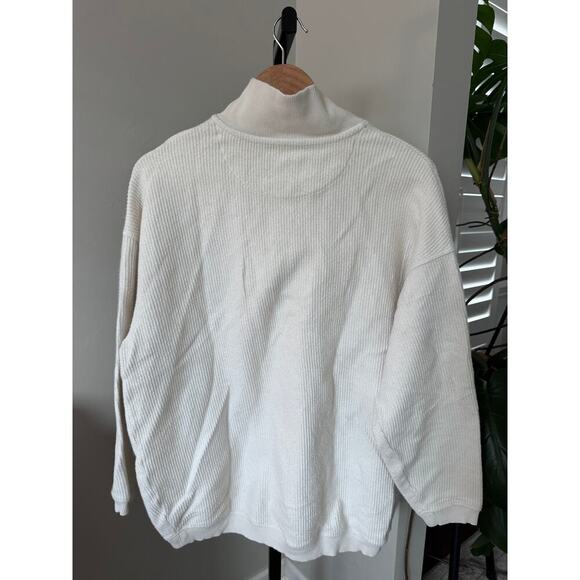 Aerie Cream 1/4 Zip Pullover - Picture 3 of 3